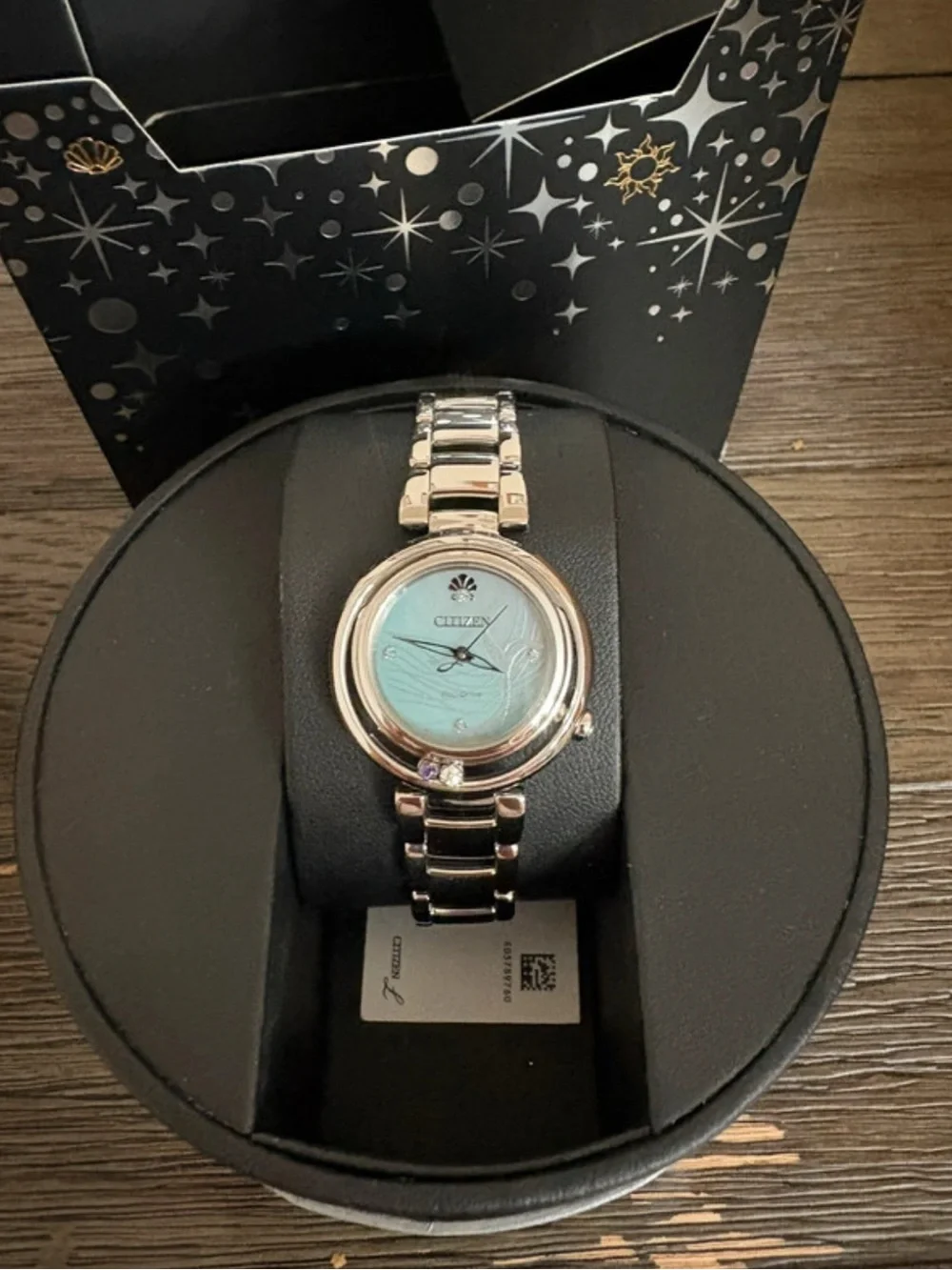 Citizen EM0820-56N ARIEL DISNEY PRINCESS Eco-Drive Diamond Womens Watch